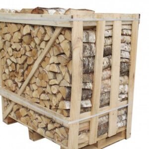 Halbe palette kammergetrocknetes gespalten Hainbuche Brennholz 25cm